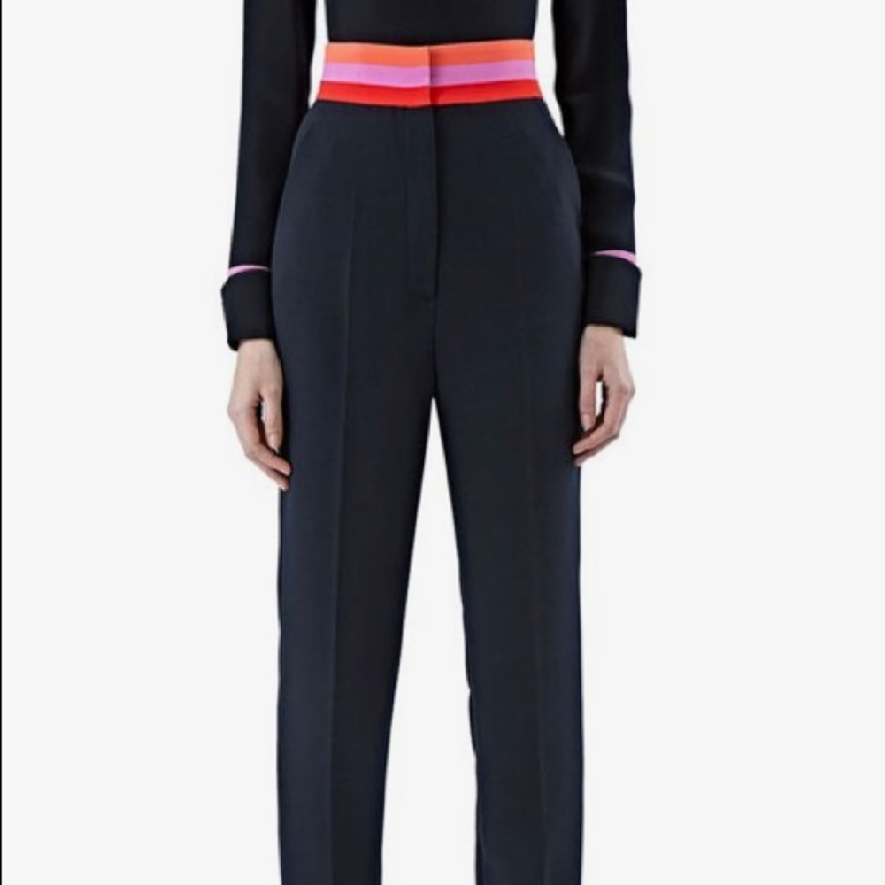 Roksanda pink Piper high waist pants
